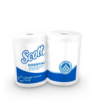 PAPEL TOALLA SCOTT, INTERFOLIADA DE 200H D/H BLANCO GOFRADO