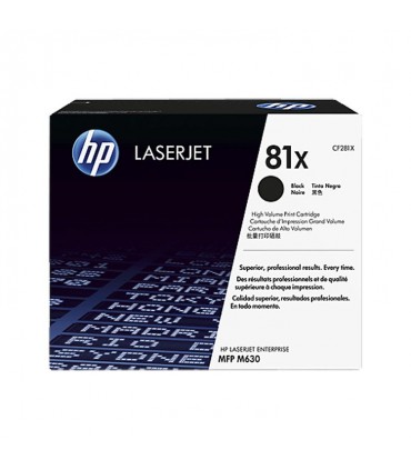 TONER HP CF281X M630H, M630F NEGRO 25,000 PAG.