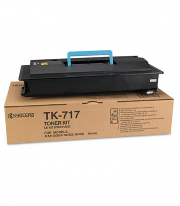 TONER KYOCERA TK-717, KM-3050, 4050, 5050 NEGRO (34K PAG.)