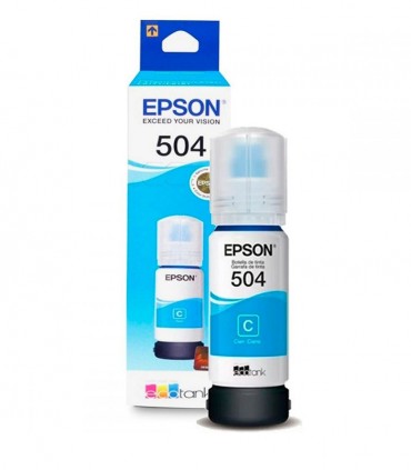 TINTA EPSON T504220-AL T504 L4150/L4160/L6171/L14150 CIAN ORIGINAL 127ML 6,000