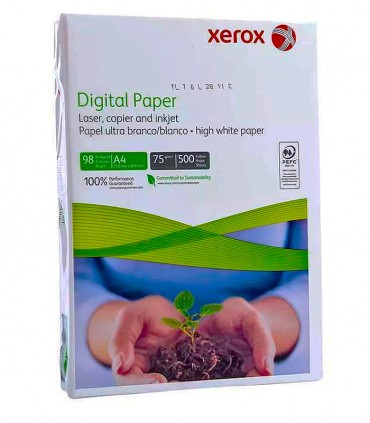 PAPEL BOND XEROX A4 DE 75GR, 500H, BLANCO