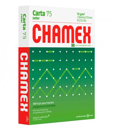 PAPEL BOND CHAMEX A4 DE 75GR (PQTX500H) BLANCO