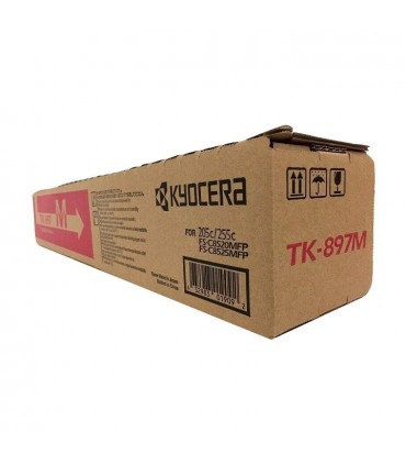 TONER KYOCERA TK-897M TASKALFA 205C/255C/FS-8520MFP MAGENTA 6,000 PAG.