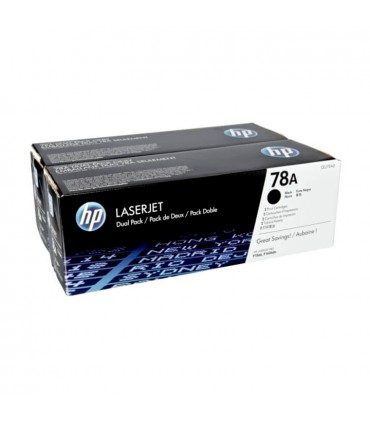 TONER HP CE278AD LJ P1566/P1606DN DUAL PACK NEGRO 2,100 PAG.