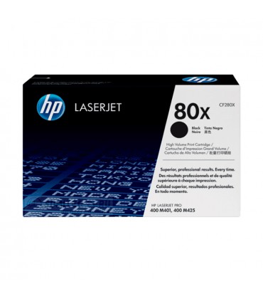 TONER HP CF280X 80X LJ. M401DN NEGRO ORIGINAL 6,900 PAG.