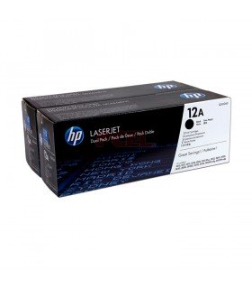 TONER HP Q2612AD 12AD LJ 1000/3000 DUAL PACK NEGRO ORIGINAL 2,000 PAG.