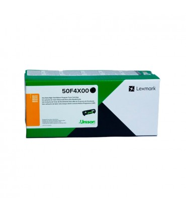 TONER LEXMARK 50F4X00, MS410DN, 610DN, 610DE NEGRO (10K)