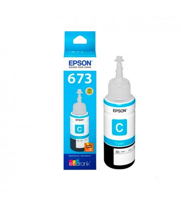 TINTA EPSON T673220-AL, L805, L810, L850, L1800 (70ML) CYAN