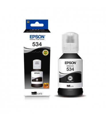 TINTA EPSON T534120-AL, M1100/M1120/M3180 (120ML) NEGRO