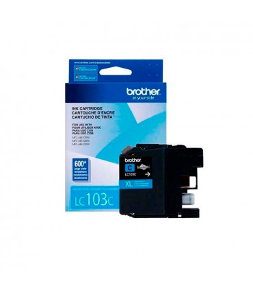 TINTA BROTHER LC-103C, MFC-J4510DW CYAN (600 PAG.)