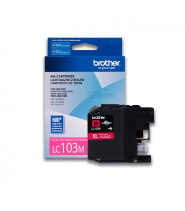 TINTA BROTHER LC-103M, MFC-J4510DW MAGENTA (600 PAG.)