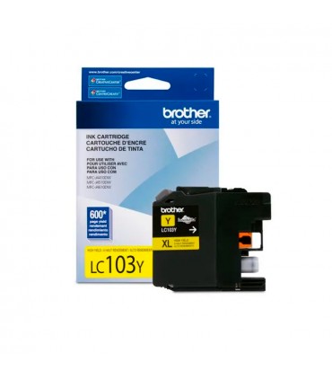 TINTA BROTHER LC-103Y, MFC-J4510DW YELLOW (600 PAG.)
