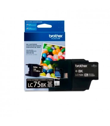 TINTA BROTHER LC-75BK, MFC-J6710DW BLACK (600 PAG.)
