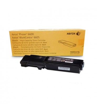 TONER XEROX 106R02236 NEGRO PHASER 6600, WC 6605 8,000 PAG.