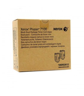 TONER XEROX 106R02612 NEGRO DUAL PACK WC7100 10,000 PAG.