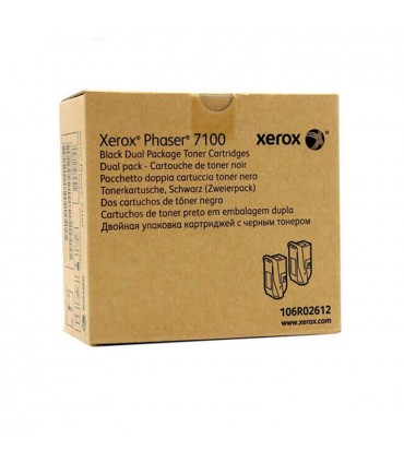TONER XEROX 106R02612, WC 7100 NEGRO (10,K) - DUAL PACK
