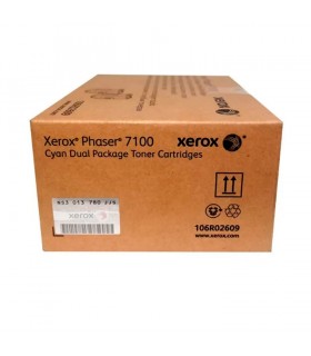 TONER XEROX 106R02609 CYAN PHASER 7100 9,000 PAG. DUAL PACK