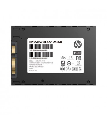 UNIDAD DE ESTADO SOLIDO HP S750, 2.5" 256GB, SATA III 6.0 Gb/s,