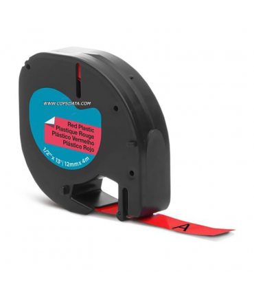 CINTA DYMO 91203 (12MM X 4 MTS) PLASTICO, TNSFR
