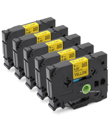 CINTA BROTHER TZE-621, GENERICA TZ2-621 (9MM X 8MTS) TNSFA