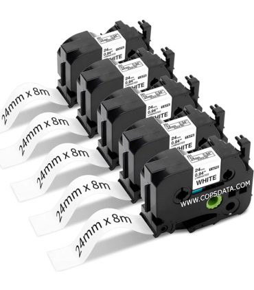 CINTA BROTHER TZE-251, GENERICA TZ2-251 (24MM X 8MTS) TNSFB
