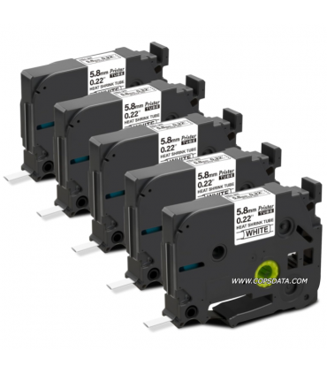 CINTA BROTHER HSE-211E, GENERICA HS2-211E (5.8MM X 1.5 MTS) TERMOCONTRAIBLE, TNSFB